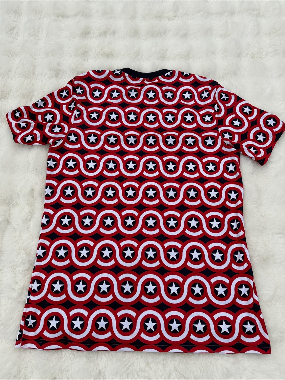 Adidas MLS x Marvel Captain America Pre-Match Soccer Jersey LARGE - Picture 7 of 7